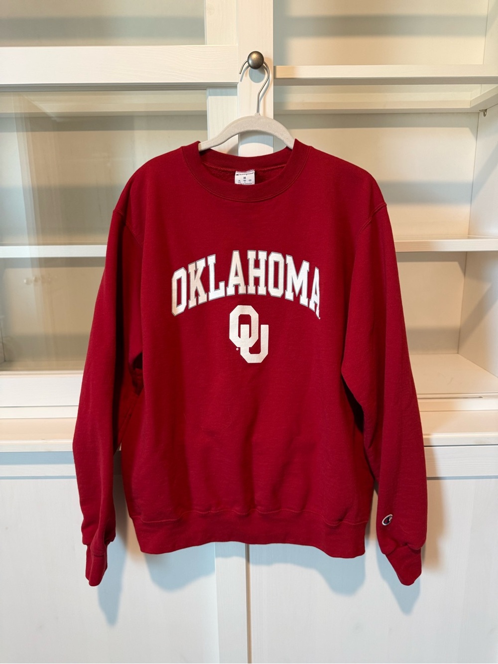 Champion Oklahoma OU Crimson Crewneck Sweatshirt